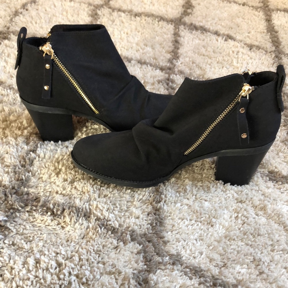 Black booties
